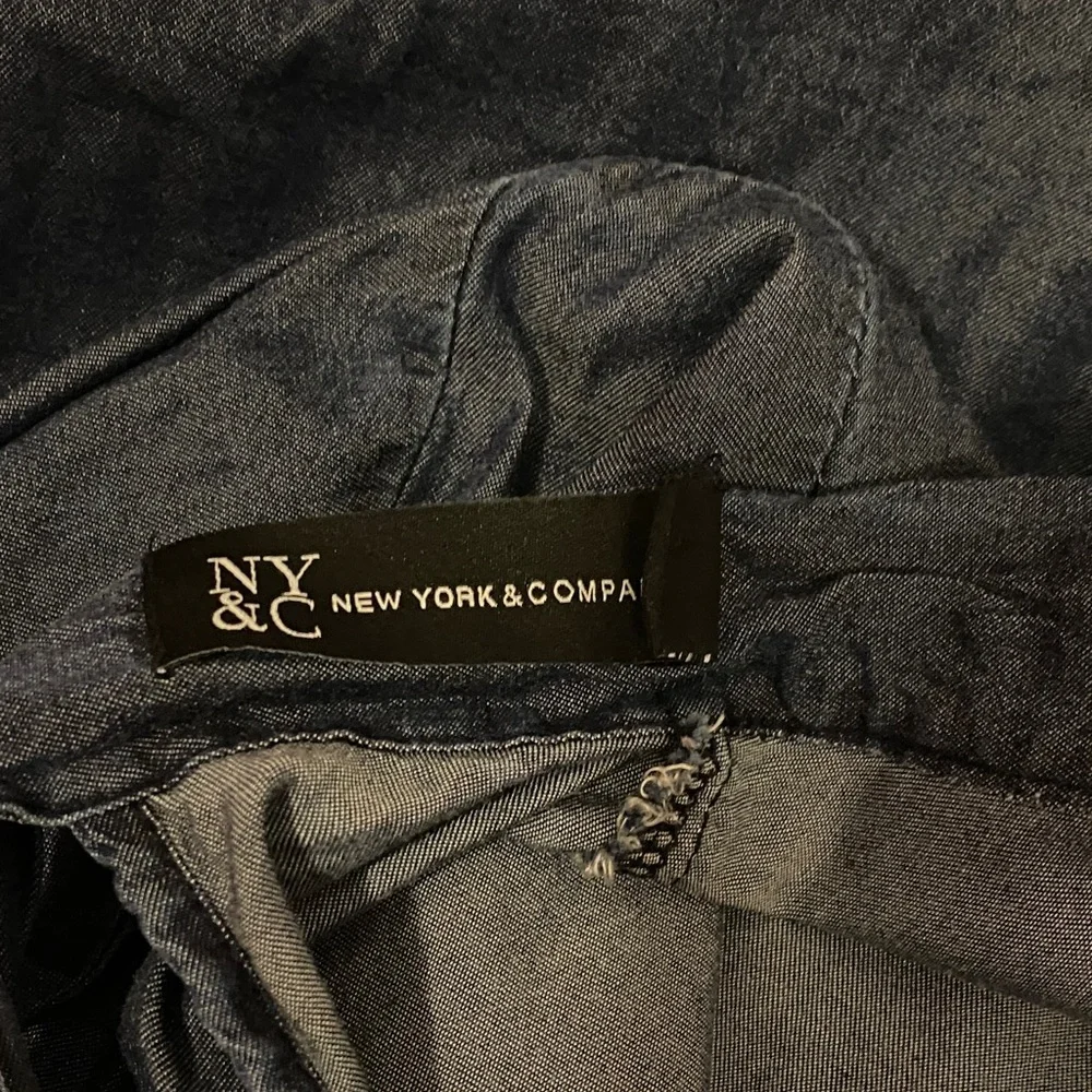 Blue Denim High Neck Top - Picture 8 of 11